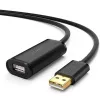 UGREEN US121 aktív USB 2.0 hosszabbító kábel, 5m (fekete) - 1. kép