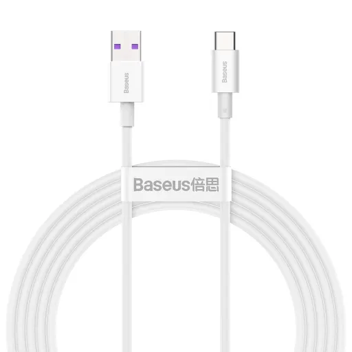 Baseus USB-A - USB-C Baseus Superior sorozatú kábel, 66W, 2m (fehér)