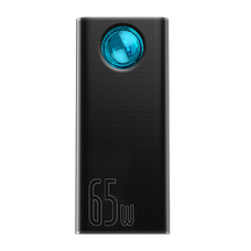 Baseus Amblight Powerbank 30000mAh, 4xUSB, USB-C, 65W (fekete)