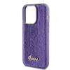 iPhone 15 Pro Guess Sequin Script Logo tok lila (GUHCP15LPSFDGSU) - 4. kép