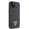 iPhone 15 Plus Guess PU 4G Strass Triangle Metal Logo telefontok fekete (GUHCP15MP4TDPK) - 4. kép