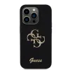 iPhone 15 Pro Guess PU Fixed Glitter 4G Metal Logo telefontok fekete (GUHCP15LHG4SGK) - 4. kép