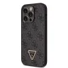 iPhone 15 Pro Max Guess PU 4G Strass Triangle Metal Logo tok + Crossbody pánt fekete (GUHCP15XP4TDSCPK) - 1. kép