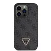 iPhone 15 Pro Max Guess PU 4G Strass Triangle Metal Logo tok + Crossbody pánt fekete (GUHCP15XP4TDSCPK) - 2. kép