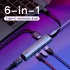 Baseus HUB Type-C - PD HDMI USB 3.0 LAN átalakító szürke (CAHUB-J0G) - 1. kép