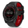 Garmin Fenix 5/6/6 Pro/7 Tech-Protect Iconband Pro óraszíj katonai fekete/piros - 0. kép