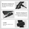 PULUZ vezeték nélküli mikrofon (2 adó + 1 vevő) USB-C csatlakozással (PU3151B) - 2. kép