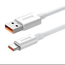 Baseus Superior USB-A - USB-C kábel 100W 2m (fehér)