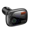 Baseus T Shaped S-13 Bluetooth FM transmitter és autós töltő 2x USB-A, USB-C 36W QC 4.0 PD CCMT000101 - 2. kép