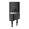 Baseus GaN5 mini USB-C hálózati töltő adapter 30W (fekete) - 0. kép