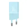 Baseus GaN5 mini USB-C hálózati töltő adapter 30W (kék) - 0. kép