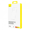 iPhone 13 Baseus Lucent Series mágneses MagSafe kompatibilis telefontok átlátszó - 4. kép