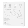 iPad 10 10.9'' Baseus Minimalist mágneses tok rózsaszín - 3. kép