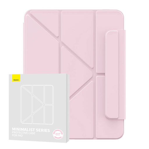 iPad 10 10.9'' Baseus Minimalist mágneses tok rózsaszín iPad 10 10.9'' Baseus Minimalist mágneses tok rózsaszín
