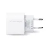 Wozinsky hálózati gyorstöltő adapter USB C PD 20W + USB C / Lightning kábel 1m fehér - 3. kép