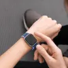 Apple Watch Ultra, SE, 9, 8, 7, 6, 5, 4, 3, 2, 1 (49, 45, 44, 42 mm) Dux Ducis Univerzális mágneses óraszíj (LD verzió) kék - 2. kép