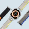 Apple Watch Ultra/8/7/6/SE/5/4/3/2/1 (42, 44, 45, 49 mm) Dux Ducis Tépőzáras sportszíj YJ változathoz sárga-bézs - 4. kép