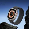 Apple Watch Ultra/8/7/6/SE/5/4/3/2/1 (42, 44, 45, 49 mm) Dux Ducis Tépőzáras sportszíj YJ változathoz fekete-szürke - 3. kép