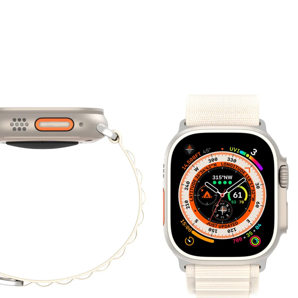 Apple Watch Ultra 8/7/6/SE/5/4/3/2/1 (42, 44, 45, 49 mm) Dux Ducis Sport csatszíj GS verzió fehér - 9