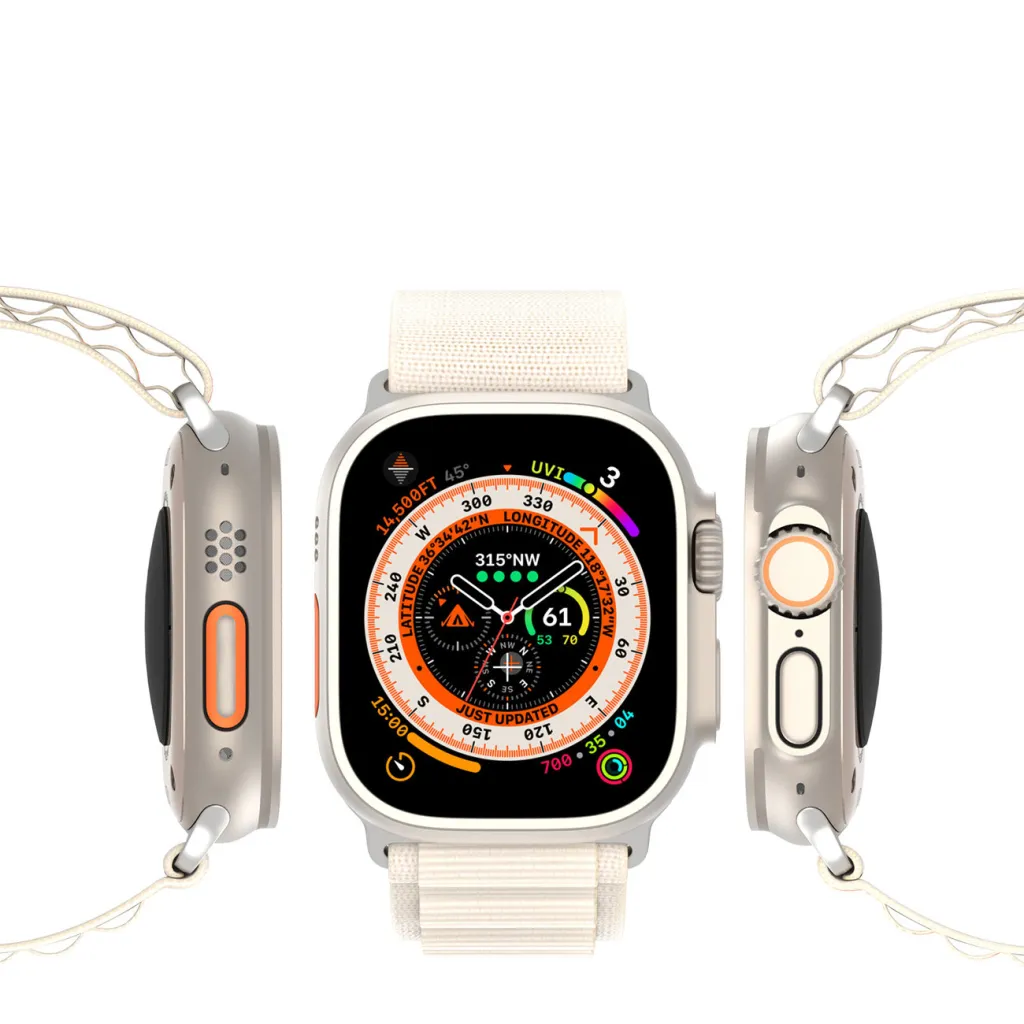 Apple Watch Ultra 8/7/6/SE/5/4/3/2/1 (42, 44, 45, 49 mm) Dux Ducis Sport csatszíj GS verzió fehér - 10