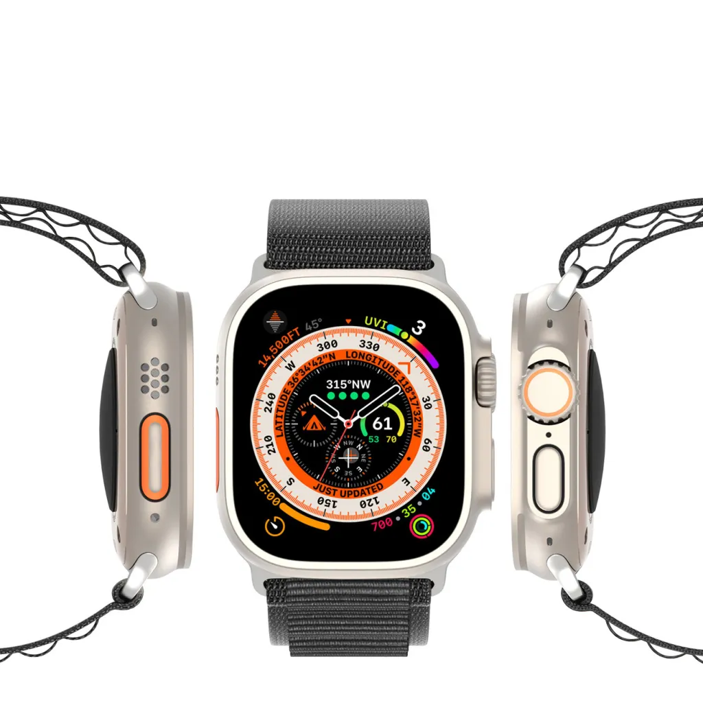 Apple Watch 8/7/6/SE/5/4/3/2/1 (40, 41, 38 mm) Dux Ducis Sport csatszíj GS verzió fekete - 14
