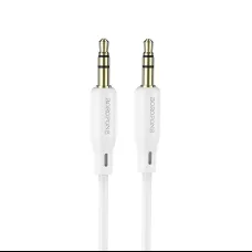 Borofone adapter BL18 audio jack 3,5 mm - jack 3,5 mm 1m fehér