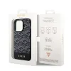 iPhone 15 Pro Guess PU G Cube MagSafe kompatibilis telefontok fekete (GUHCP15LP4TDSCPK) - 4. kép