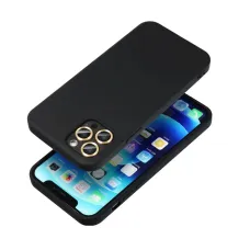 iPhone 15 Plus SILICONE Case tok, telefontok fekete