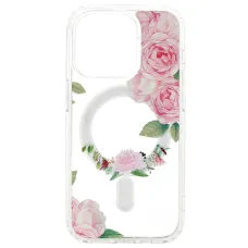 iPhone 15 Tel-Protect Flower tok MagSafe kompatibilis (design 1)