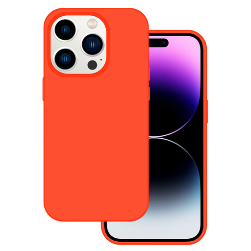 iPhone 15 Pro Tel Protect Silicone Premium tok narancssárga iPhone 15 Pro Tel Protect Silicone Premium tok narancssárga