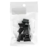 USB csatlakozó porvédő sapka szilikonból, fekete, 10 db - 0. kép