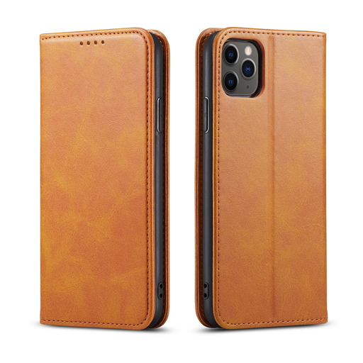 iPhone 15 Plus mágneses PU bőr fliptok kártyatartóval pánt nélküli világosbarna Alphajack iPhone 15 Plus mágneses PU bőr fliptok kártyatartóval pánt nélküli világosbarna Alphajack