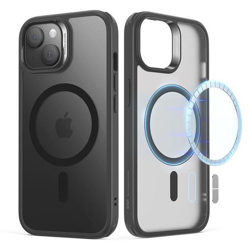 iPhone 15 ESR CH HaloLock MagSafe telefontok frosted black iPhone 15 ESR CH HaloLock MagSafe telefontok frosted black