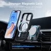 iPhone 15 Plus ESR Classic Kickstand Halolock MagSafe kompatibilis tok átlátszó/fekete - 3. kép