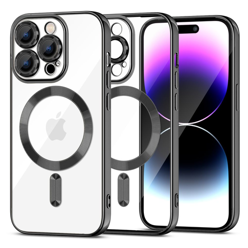 iPhone 15 Pro Tech-Protect MagShine MagSafe kompatibilis tok fekete iPhone 15 Pro Tech-Protect MagShine MagSafe kompatibilis tok fekete