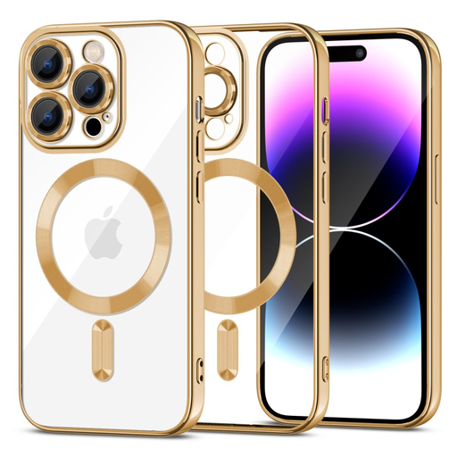 iPhone 15 Pro Tech-Protect MagShine MagSafe kompatibilis tok arany iPhone 15 Pro Tech-Protect MagShine MagSafe kompatibilis tok arany