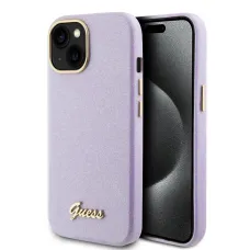 iPhone 15 Guess PU Glitter Full Wrapped tok lila (GUHCP15SPGMCSL)