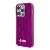 iPhone 15 Pro Max Guess Sequin Script Logo tok, telefontok magenta (GUHCP15XPSFDGSF) - 1. kép