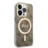 iPhone 15 Pro Max Guess 4G IML MagSafe kompatibilis tok barna (GUHMP15XH4STW) - 1. kép