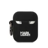 Airpods 1/2 Karl Lagerfeld KLA2RUNKC 3D Logo NFT Karl and Choupette Szilikon tok fekete - 1. kép