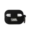 Airpods Pro 2 Karl Lagerfeld KLAP2RUNKC 3D Logo NFT Karl and Choupette Szilikon tok fekete - 1. kép