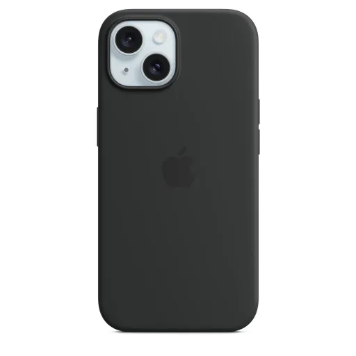 iPhone 15 szilikontok fekete (MT0J3ZM/A) Apple gyári MagSafe-rögzítésű iPhone 15 szilikontok fekete (MT0J3ZM/A) Apple gyári MagSafe-rögzítésű