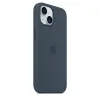 iPhone 15 szilikontok viharkék (MT0N3ZM/A) Apple gyári MagSafe-rögzítésű - 4. kép