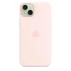 iPhone 15 Plus szilikontok világos rózsaszín (MT143ZM/A) Apple gyári MagSafe-rögzítésű - 0. kép