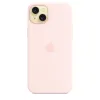 iPhone 15 Plus szilikontok világos rózsaszín (MT143ZM/A) Apple gyári MagSafe-rögzítésű - 3. kép