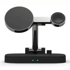 AWEI Indukčná nabíjačka 4 v 1 15 W rýchlonabíjačka (W22) čierna (iPhone Magsafe, Apple Watch, Airpods, Apple Pencil Lightning) AWEI Indukčná nabíjačka 4 v 1 15 W rýchlonabíjačka (W22) čierna (iPhone Magsafe, Apple Watch, Airpods, Apple Pencil Lightning)
