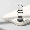 iPhone 15/15 Plus Ringke hátlapi kameralencse védő keret fekete - 1. kép