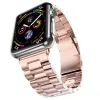 Apple Watch 4/5/6/7/8/9/SE (38/40/41mm) TRPH fém óraszíj rózsaszín - 0. kép
