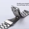 Apple Watch 4/5/6/7/8/9/SE (38/40/41mm) TRPH fém óraszíj rózsaszín - 1. kép