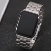 Apple Watch 4/5/6/7/8/9/SE (38/40/41mm) TRPH fém óraszíj ezüst színű - 1. kép